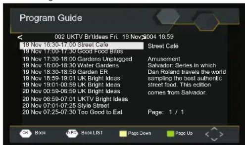 DENVER MT-1080T2H - EPG (Guía Electrónica de Programación) - 1