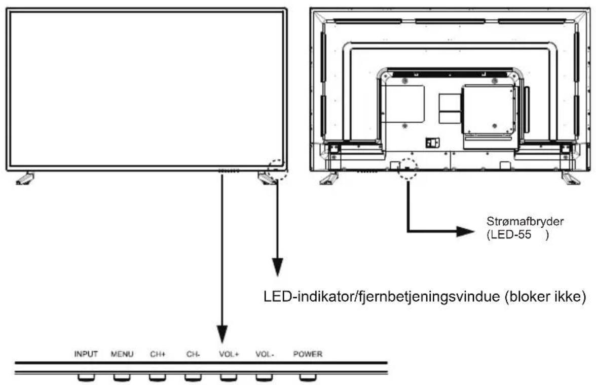 DENVER LED-5571 - LUGT FRA TV'ET - 1