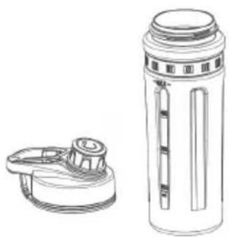 WILFA Activlife B2G-800S - How to use blending bottle - 1