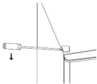 Logik L185CW16E - Oven kääntymissuunnan vaihtaminen - 4