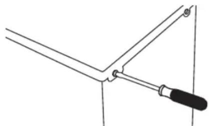 Logik LUL55W13E - Sådan skiftes åbningsretningen - 3