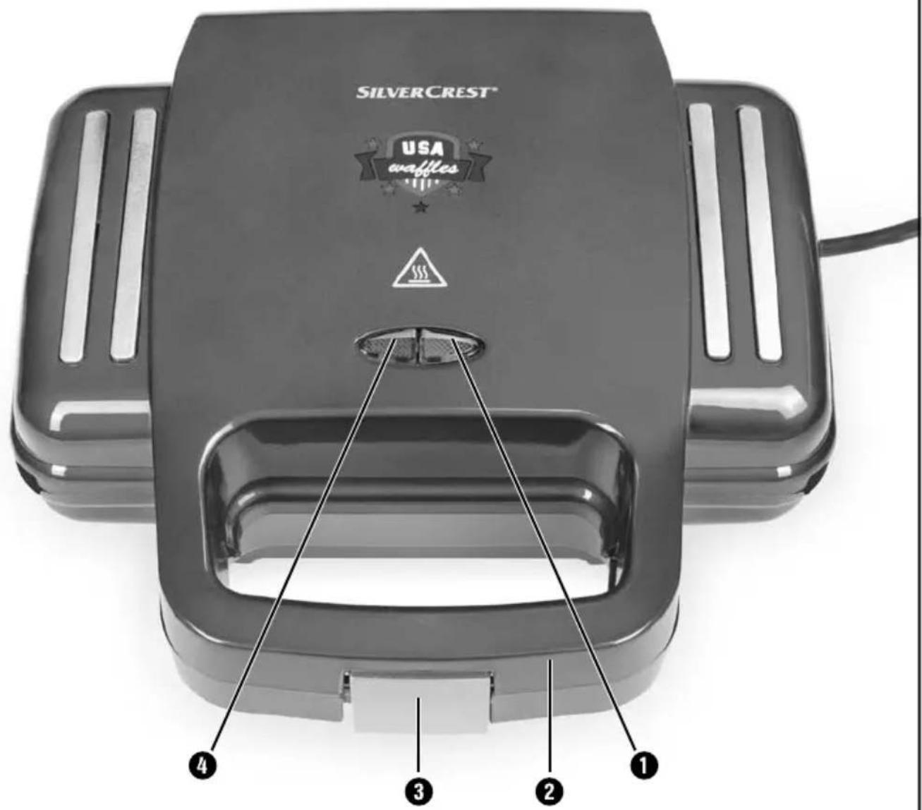 SILVERCREST® USA waffles 1 2 3 4
