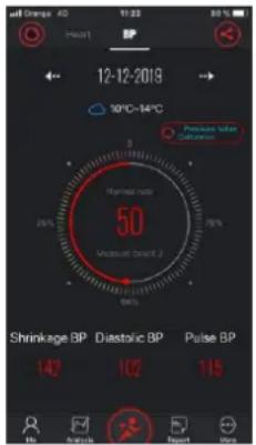 OFF STANGE: A2 11:23 90°C HEIGHT 12-12-2019 10°C~14°C Pressure Value Cathode 50% Moisture Drought 2 80% Shrinkage BP Diastatic BP Pulse BP 142 102 115 OK Launch Reset Yes