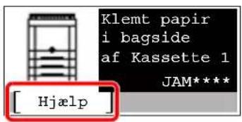 [ Hjælp ] Klemt papir i bagside af Kassette 1 JAM****