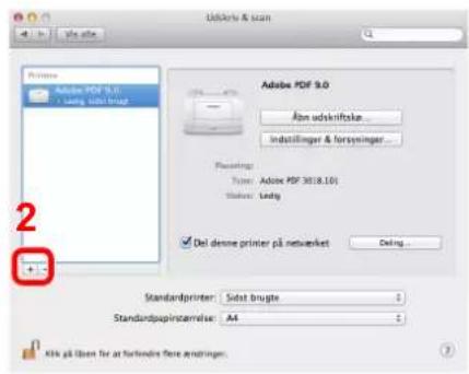 Adobe PDF 9.0 • Læve, læve.brigg Adobe PDF 9.0 Abn udkriftskar... Indstillinger & forssinger Passings Tunes: Adobe PDF 3618.101 Status: Læve Del denne printer på netwerket Deling... Standardprinter: Sodst.brigte Standardpupinamreise: A4 Kiln på Usten for at forbindere forne andringer.