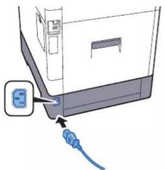 KYOCERA ECOSYS P7040cdn - Tilslut kablet til maskinen. - 1