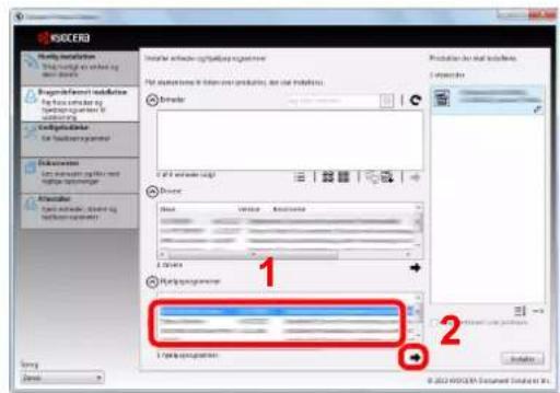 KYOCERA ECOSYS P7040cdn - Installér ved hjælp af [Brugerdefineret installation]. - 6