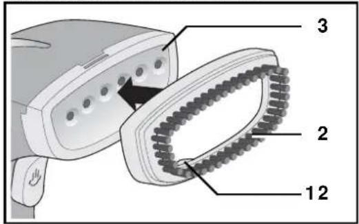 SILVERCREST SDMF 1100 A1 - Kledingborstel opzetten - 1