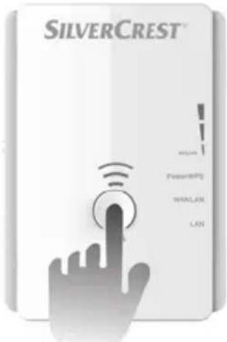 SILVERCREST SWV 733 A1 - WPS : établissement d'une connexion au point d'accès (mode Routeur) - 1
