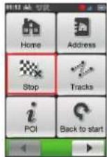 MIO Cyclo 215 - Stopping navigation - 1
