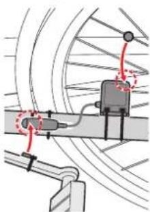 MIO Cyclo 215 - Installing the sensors on your bike - 2