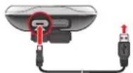 MIO Cyclo 215 - Charging the battery - 1