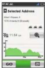 MIO Cyclo 215 - Using the Navigate wizard - 2