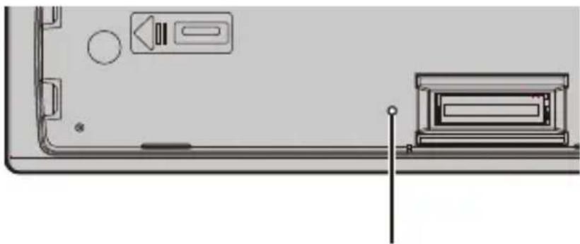 PIONEER MVH-S320BT - Zurücksetzen des Mikroprozessors - 1