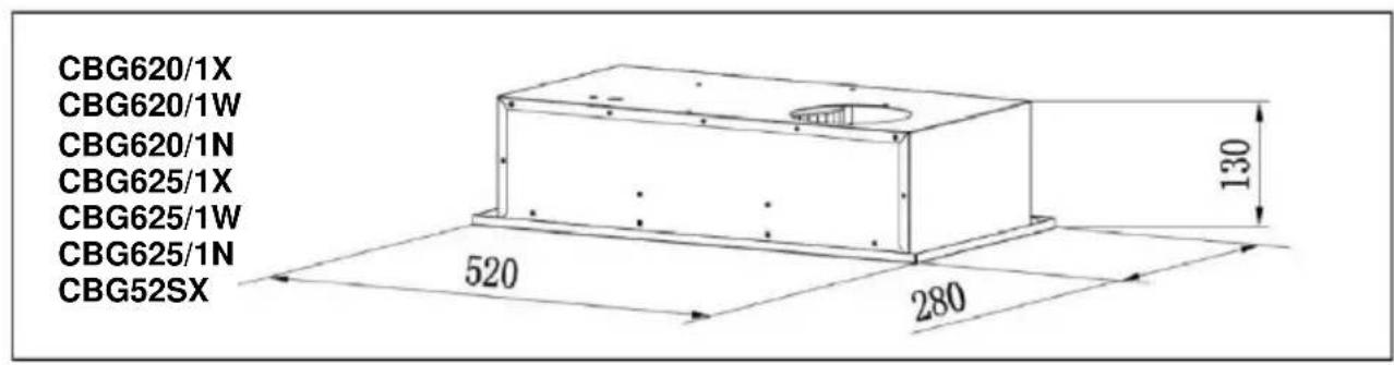 CANDY CBG625/1N - Especificaciones - 1