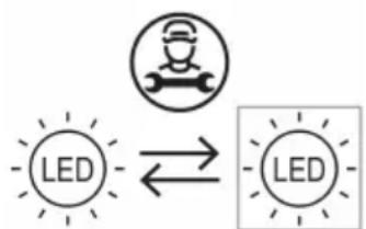 graph LR A["LED"] <--> B["LED"]