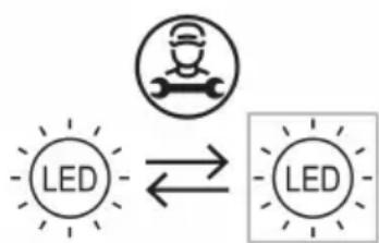 graph LR A["LED"] <--> B["LED"]