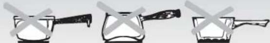 HOOVER HVI 469 MR - HOB COOKWARE ADVICE - 1