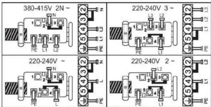HOOVER HH64DB3T - ELEKTRISKE FORBINDELSER - 5