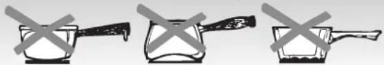 HOOVER HH64DB3T - HOB COOKWARE ADVICE - 1