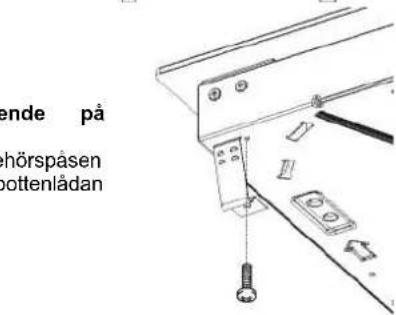 ende på behörspåsen bottenlådan