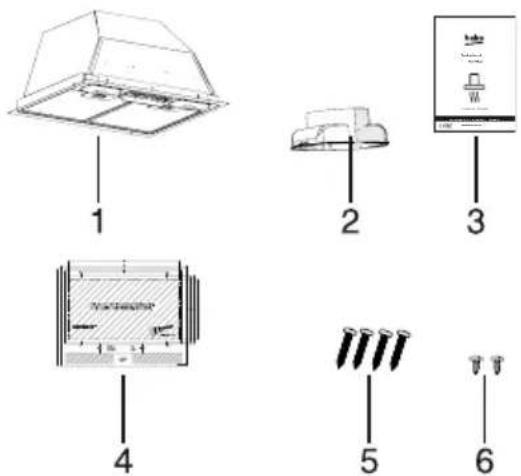 BEKO HNU51311S - Pakuotės turinys - 1