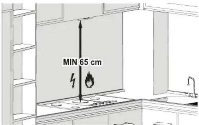 MIN 65 cm