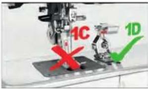 BERNINA 790 Plus - Fejlmeddelelse - 9