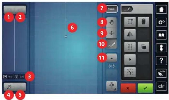 BERNINA 790 Plus - Oversigt sømdesigner - 1