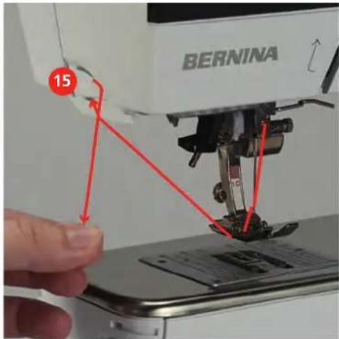 BERNINA 790 Plus - Trådning af overtråd - 6