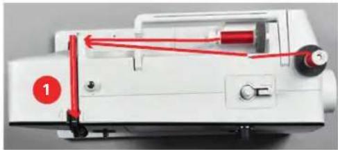 BERNINA 480 - Trådning af dobbeltnål - 1