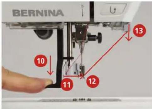 BERNINA 480 - Trådning af overtråd - 4