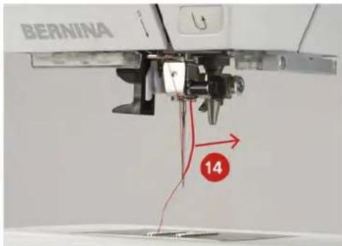 BERNINA 480 - Trådning af overtråd - 5