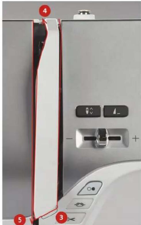 BERNINA 480 - Trådning af overtråd - 2