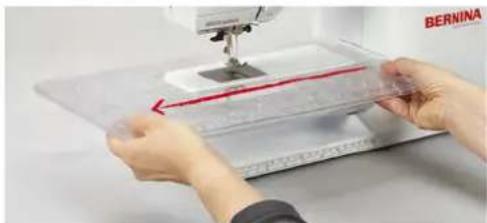 BERNINA 435 - Brug af sybordet - 2