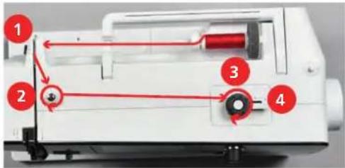 BERNINA 435 - Spoling af undertråd - 3