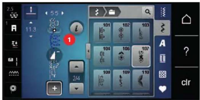 BERNINA 435 - Tilføj en søm - 1