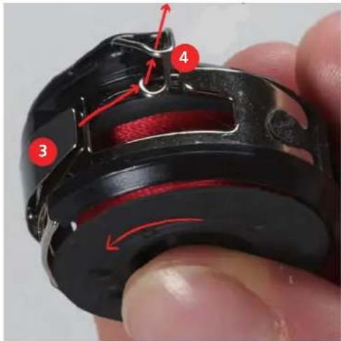 BERNINA 435 - Trådning af undertråden - 4