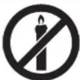 BLAUPUNKT BN24H1032EEB - De modo a prevenir incêndios, mantenha velas e outras chamas abertas sempre longe deste produto. - 1