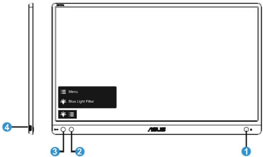 ASUS ZenScreen MB14AC - Set forfra - 1