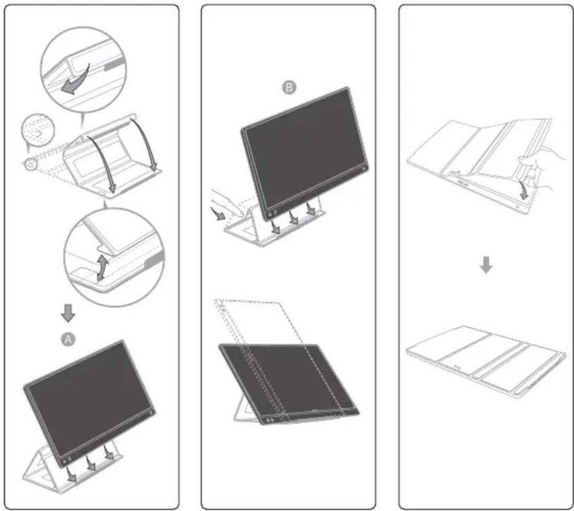 ASUS ZenScreen MB14AC - Monitors stillings-positioner - 1