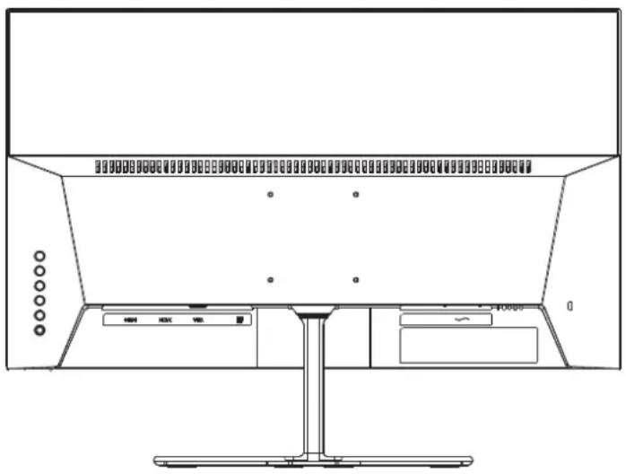 VIEWSONIC VX2476-SMH - Strømtislutning - 1