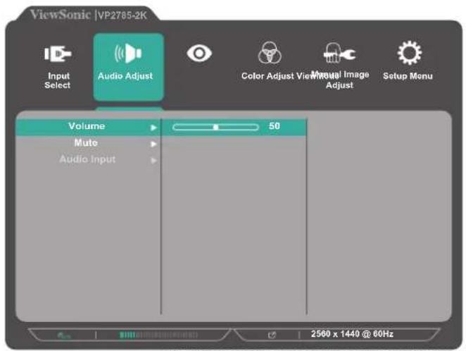 VIEWSONIC VP2785-2K - (مفاتيح التشفيل السريع) Hot Keys - 10