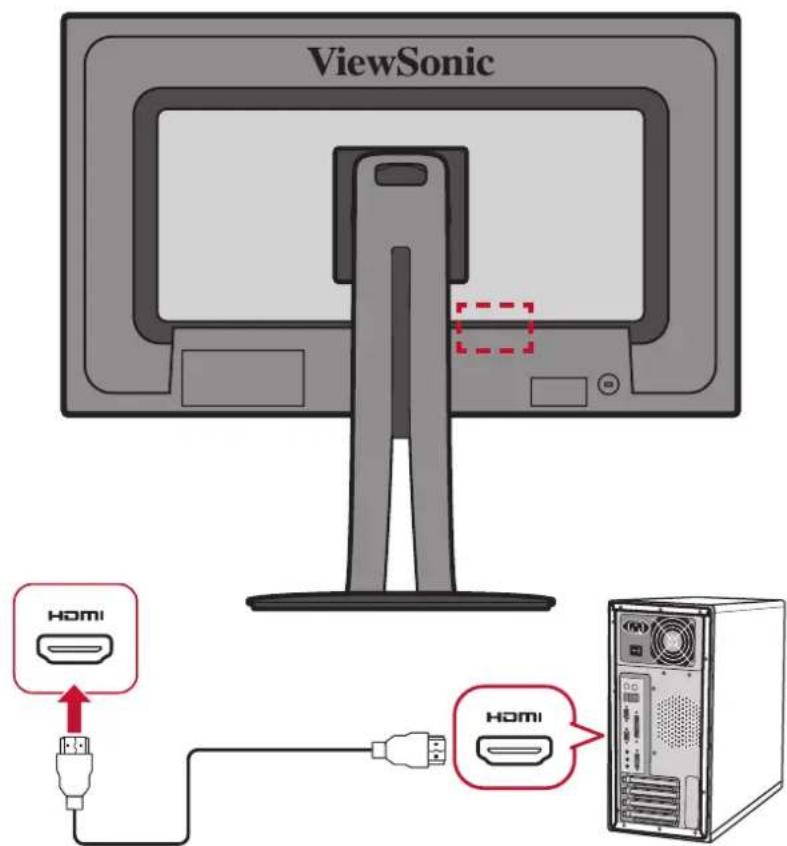 VIEWSONIC VP2785-2K - > التوصيلات - 3