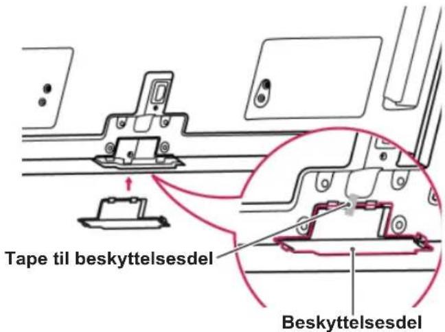 Tape til beskyttelsesdel Beskyttelsesdel