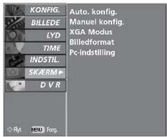 LG 50PT85 - Valg af XGA-bredformat - 2
