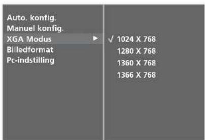 LG 50PT85 - Valg af XGA-bredformat - 3