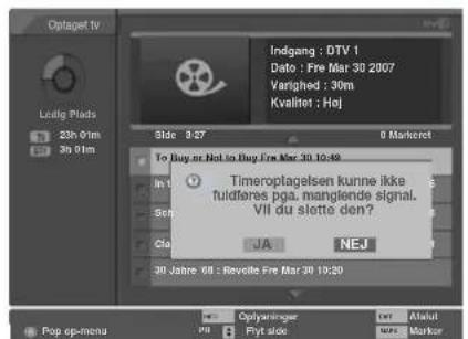LG 50PT85 - LISTE OVER OPTAGEDE TV-PROGRAMMER - 5