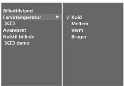 LG 50PT85 - Automatisk styring af farvetone (varm/normal/kold) - 3