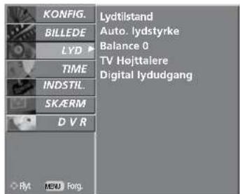 LG 50PT85 - FORVALG AF LYDINDSTILLINGER – SOUND MODE (LYDTILSTAND) - 2
